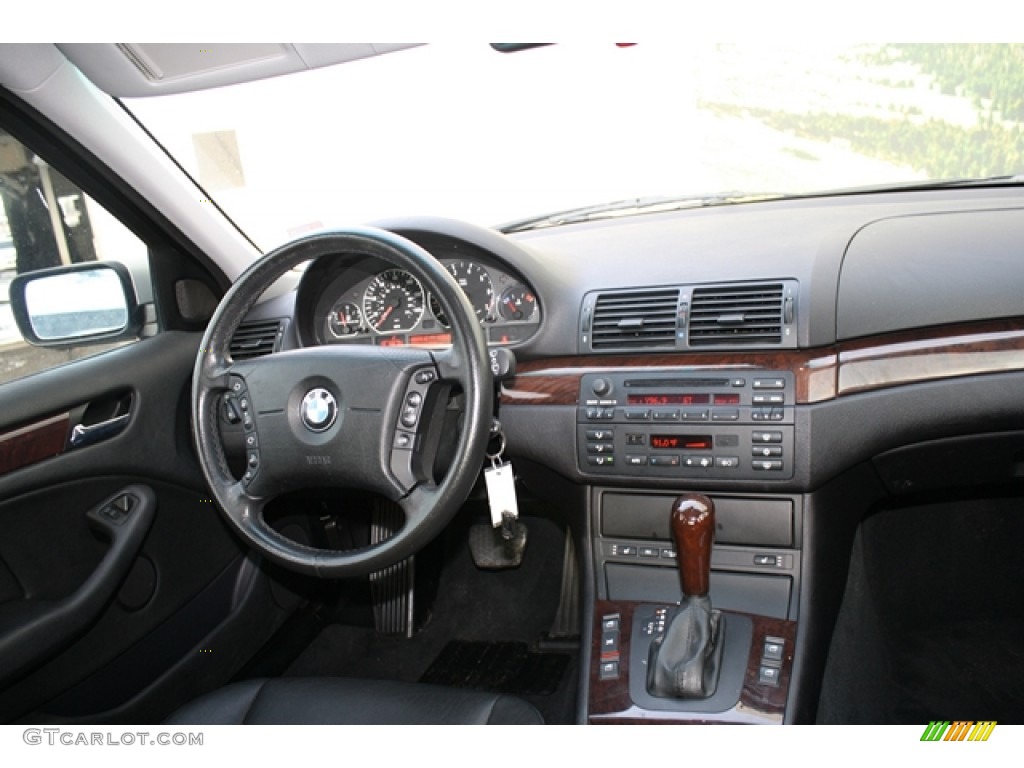2003 3 Series 325xi Sedan - Titanium Silver Metallic / Black photo #14