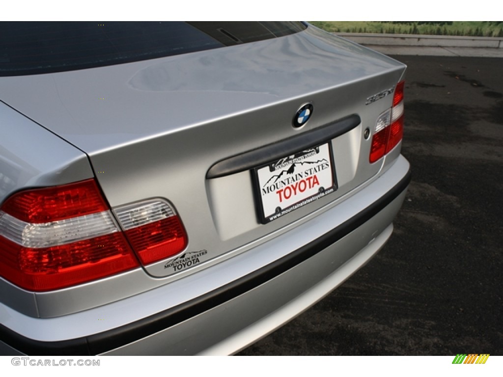 2003 3 Series 325xi Sedan - Titanium Silver Metallic / Black photo #21