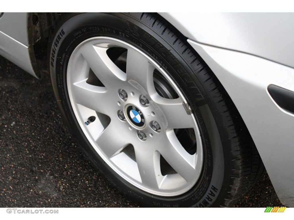 2003 3 Series 325xi Sedan - Titanium Silver Metallic / Black photo #23