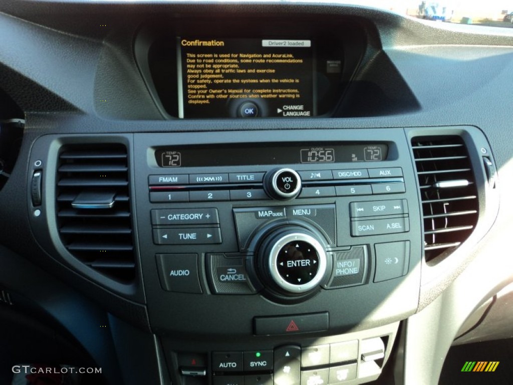 2012 TSX Technology Sedan - Graphite Luster Metallic / Ebony photo #12
