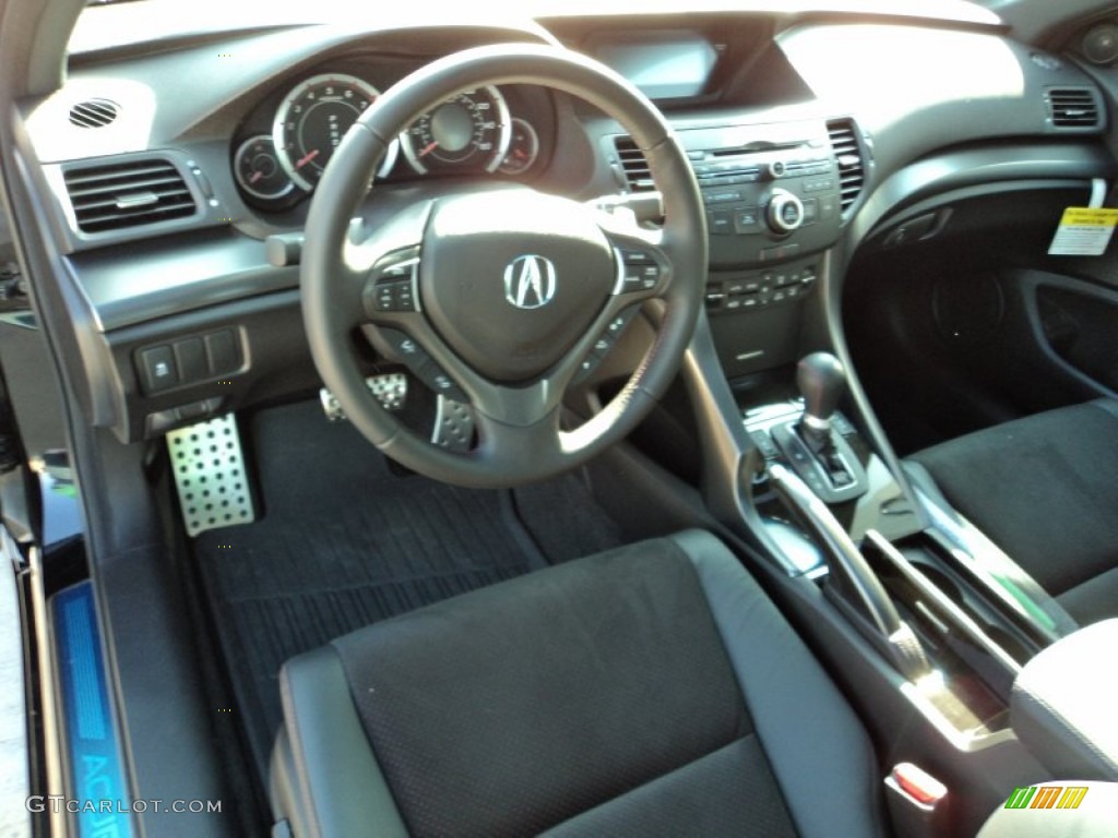 Ebony Interior 2012 Acura Tsx Special Edition Sedan Photo