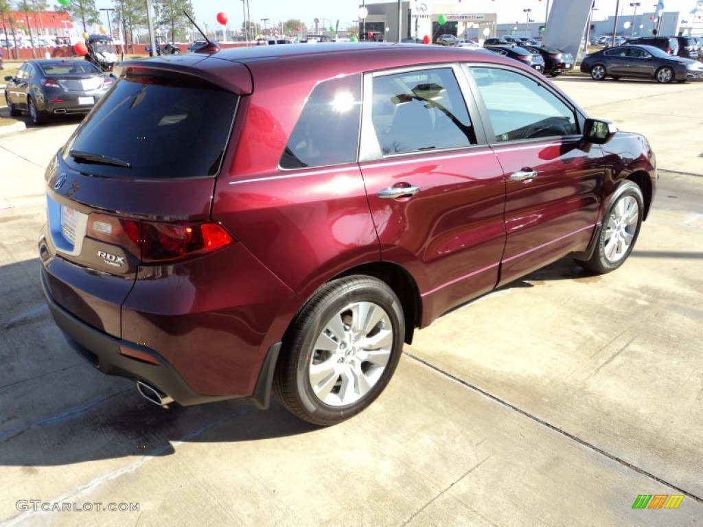 Basque Red Pearl II 2012 Acura RDX Standard RDX Model Exterior Photo #57861883