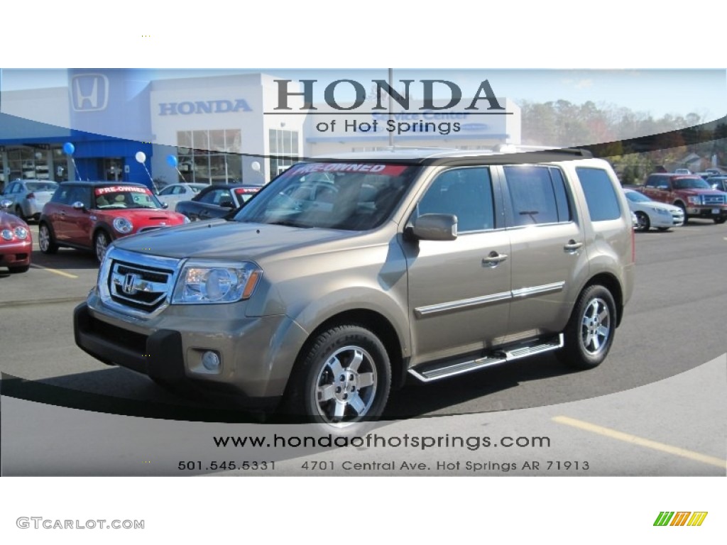 2010 Pilot Touring 4WD - Mocha Metallic / Beige photo #1