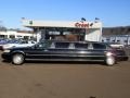 2001 Black Clearcoat Lincoln Town Car Executive Limousine  photo #1