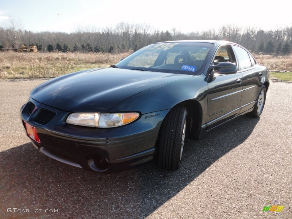 1997 Grand Prix GT Sedan - Dark Teal Metallic / Dark Pewter photo #10