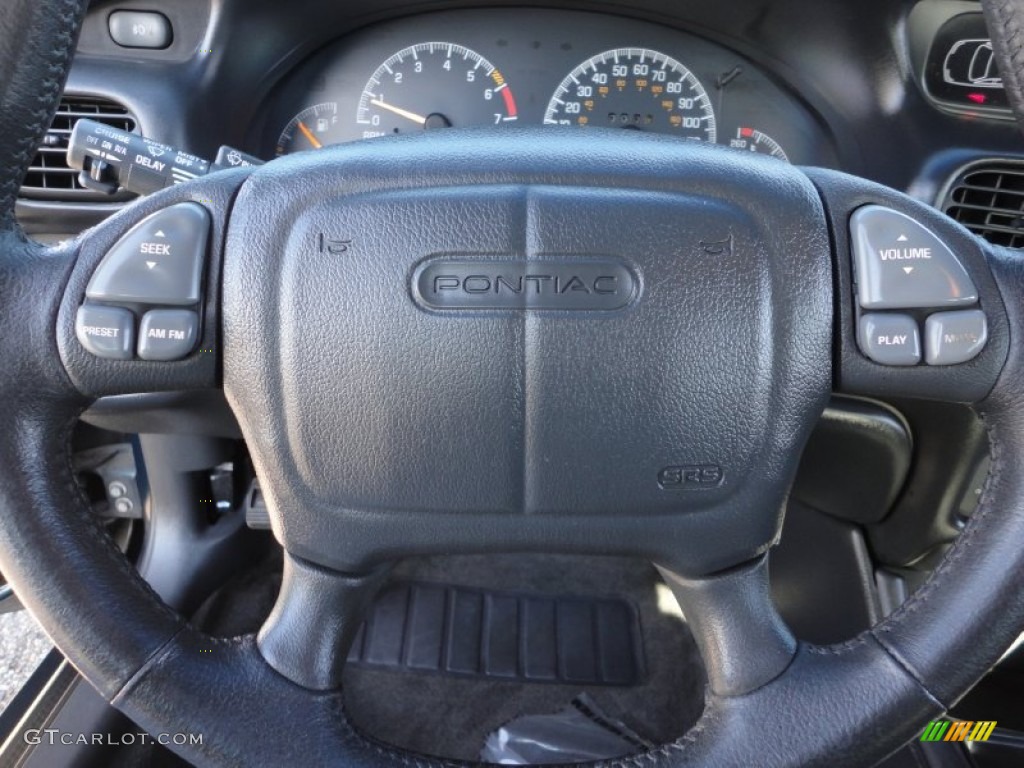 1997 Pontiac Grand Prix GT Sedan Dark Pewter Steering Wheel Photo #57863048