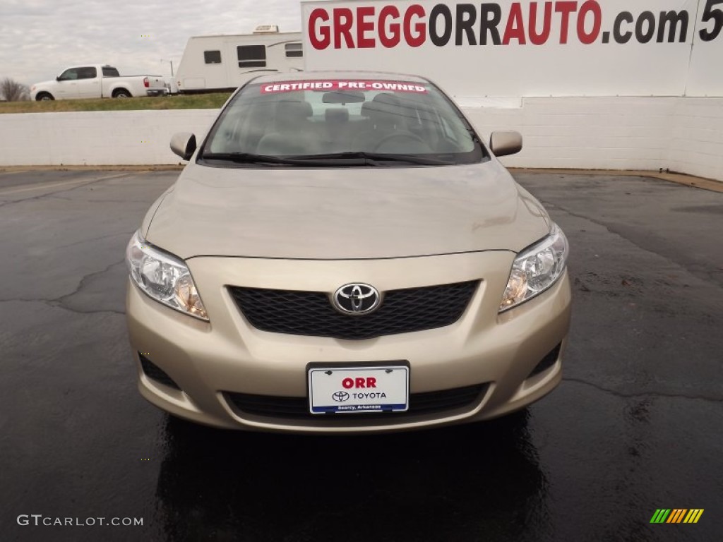 2010 Corolla LE - Desert Sand Metallic / Bisque photo #2