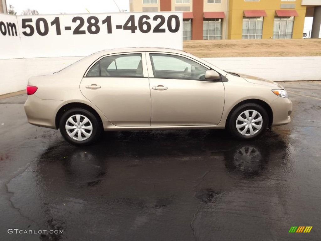 2010 Corolla LE - Desert Sand Metallic / Bisque photo #8