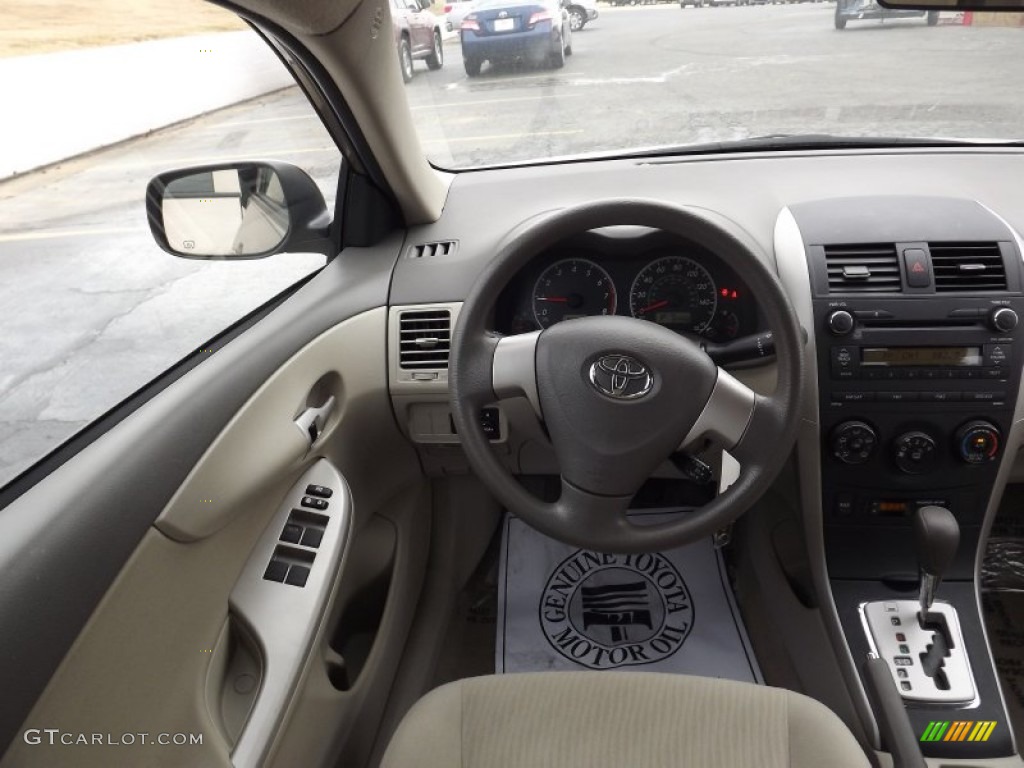 2010 Corolla LE - Desert Sand Metallic / Bisque photo #9