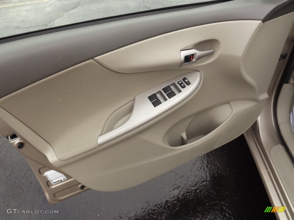 2010 Corolla LE - Desert Sand Metallic / Bisque photo #12