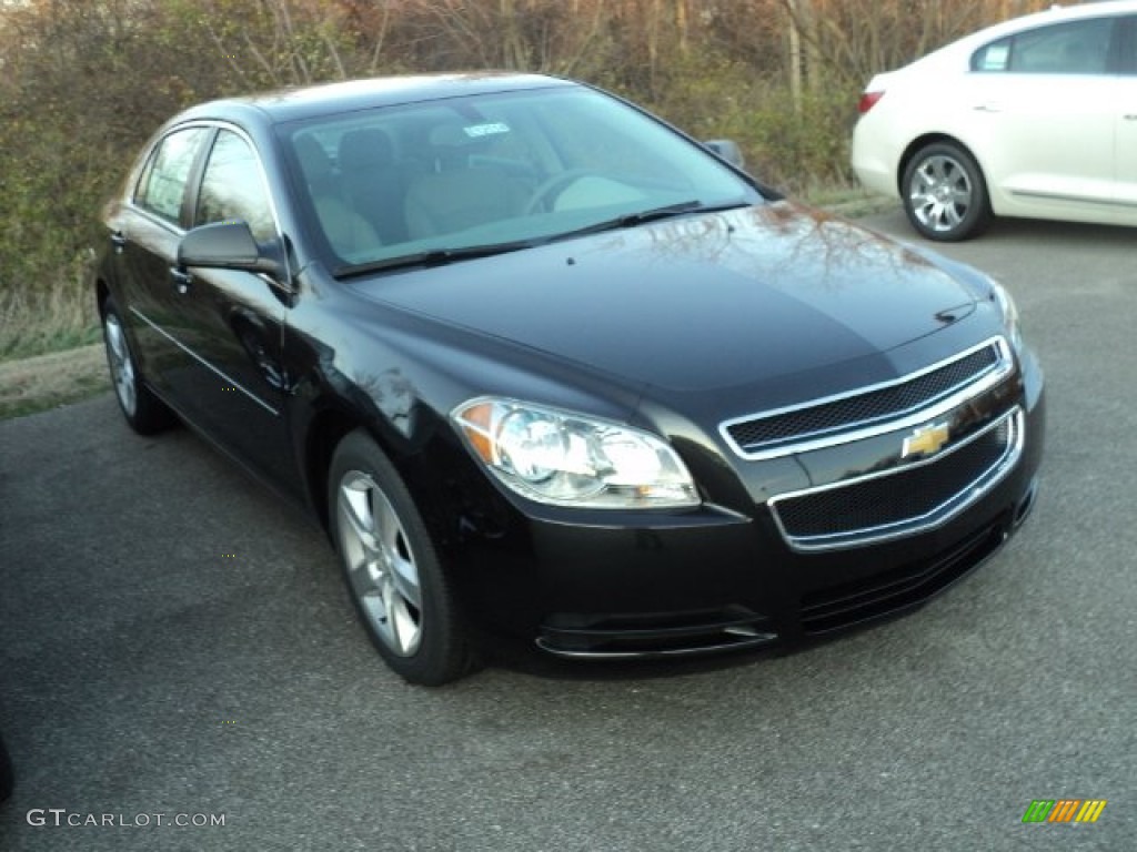 2012 Malibu LS - Black Granite Metallic / Titanium photo #3