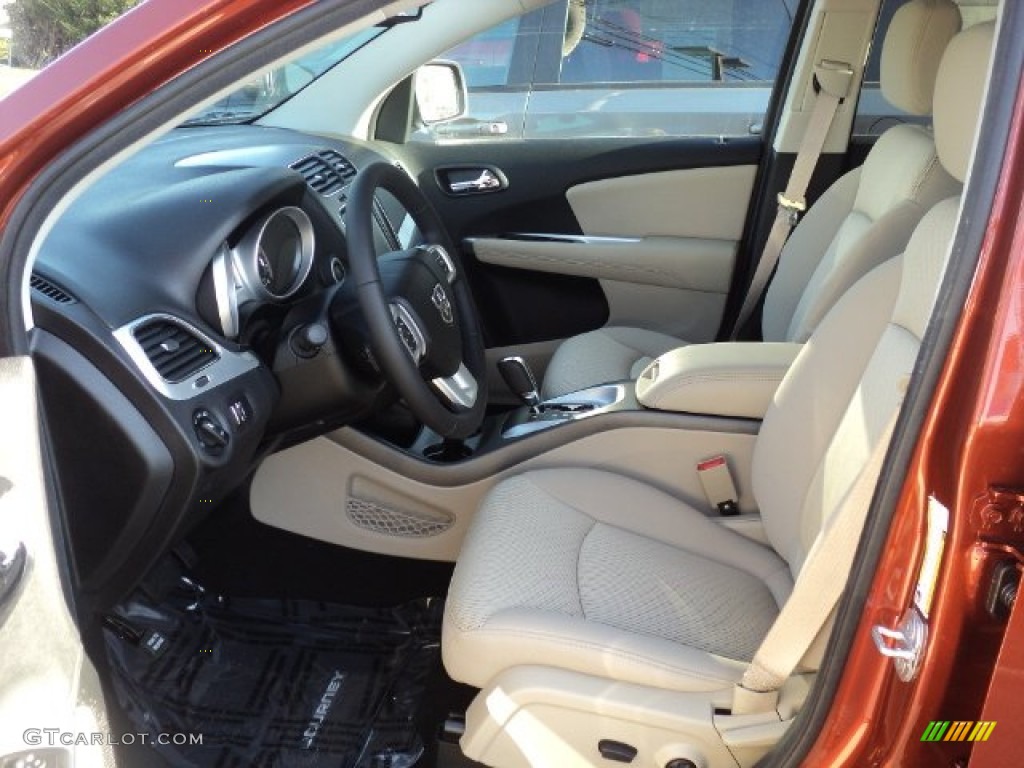 Black/Light Frost Beige Interior 2012 Dodge Journey SXT AWD Photo #57863762