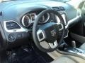 Black/Light Frost Beige 2012 Dodge Journey SXT AWD Steering Wheel