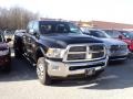 2012 Black Dodge Ram 3500 HD Laramie Crew Cab 4x4 Dually  photo #2