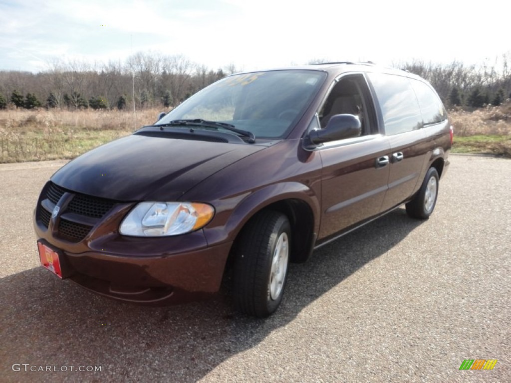 2003 Grand Caravan SE - Deep Molten Red Pearl / Taupe photo #11