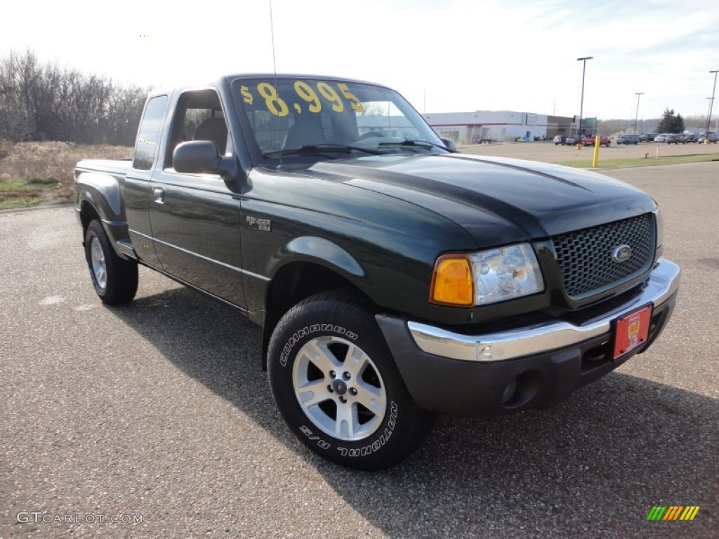 Dark Highland Green Metallic Ford Ranger