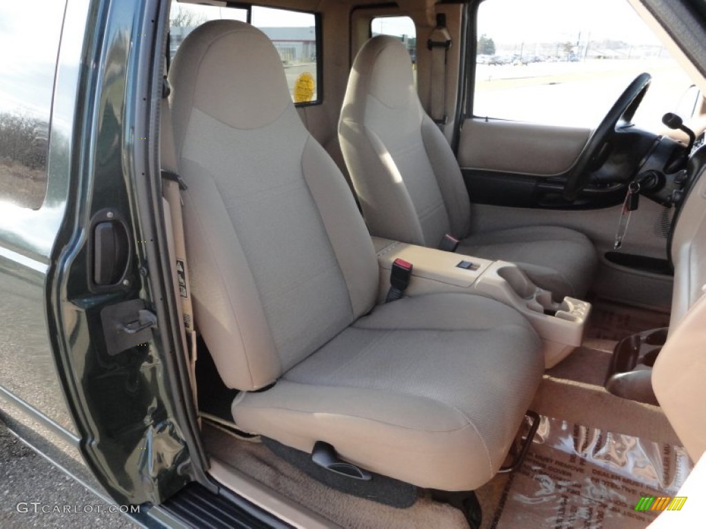 2002 Ranger XLT SuperCab 4x4 - Dark Highland Green Metallic / Medium Prairie Tan photo #19