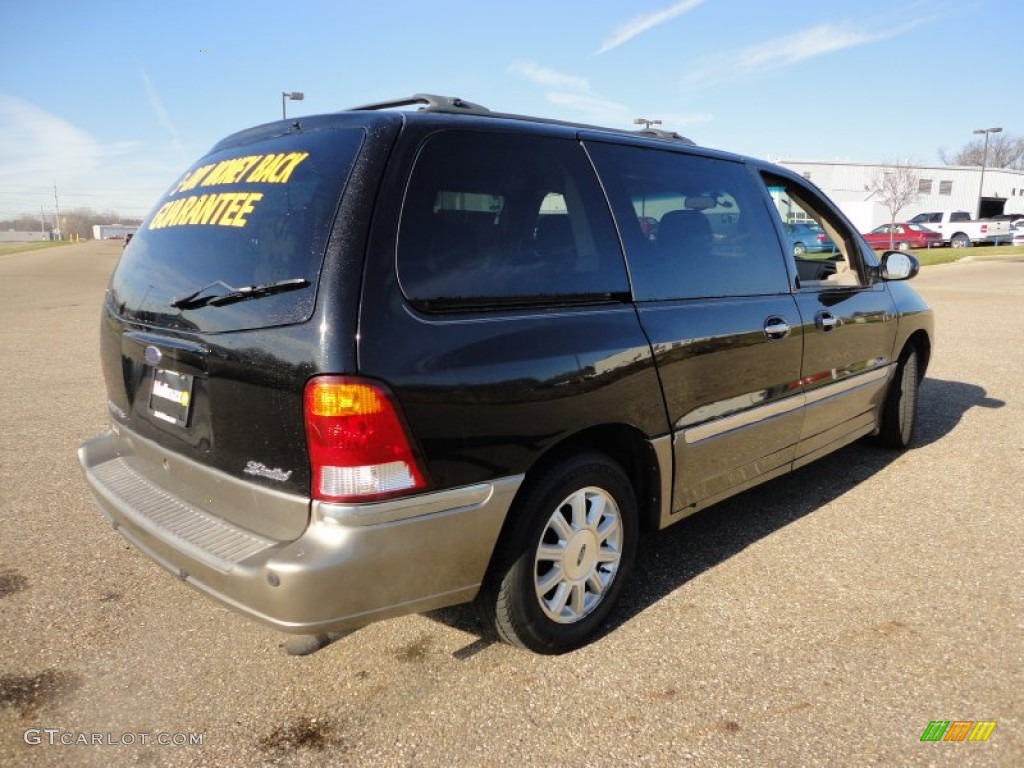 2002 Windstar Limited - Black / Medium Parchment Beige photo #3