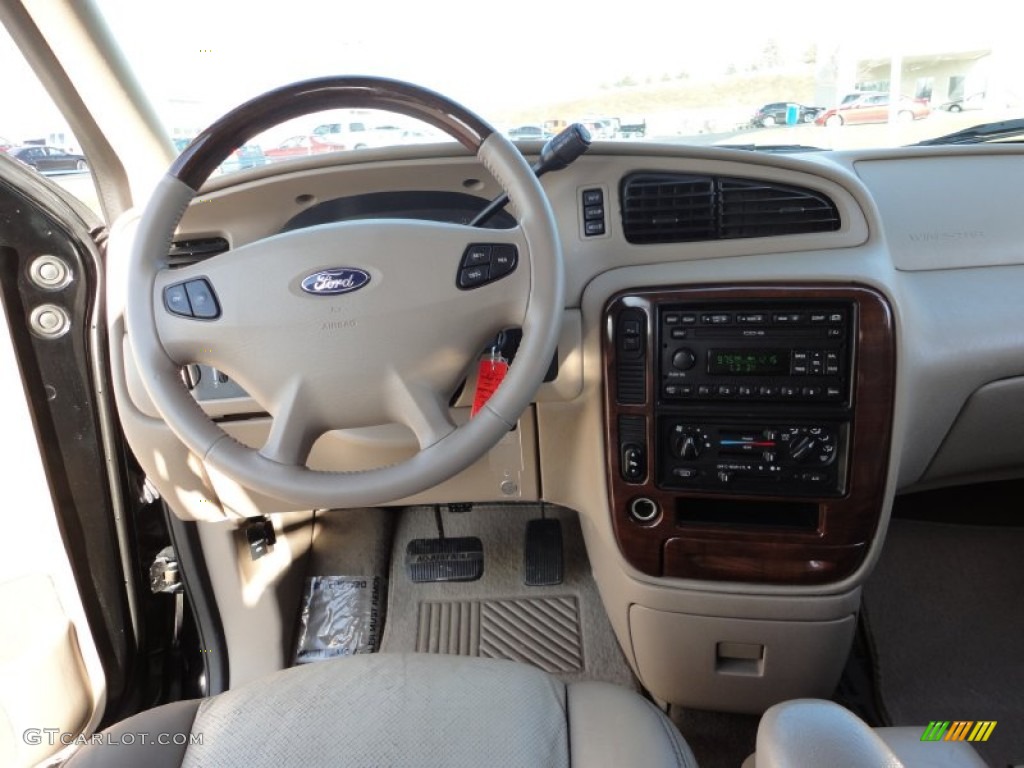 2002 Windstar Limited - Black / Medium Parchment Beige photo #8