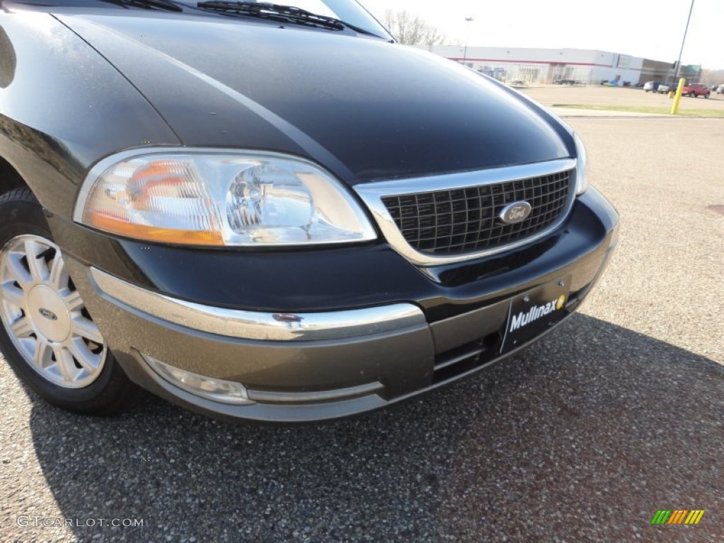 2002 Windstar Limited - Black / Medium Parchment Beige photo #13
