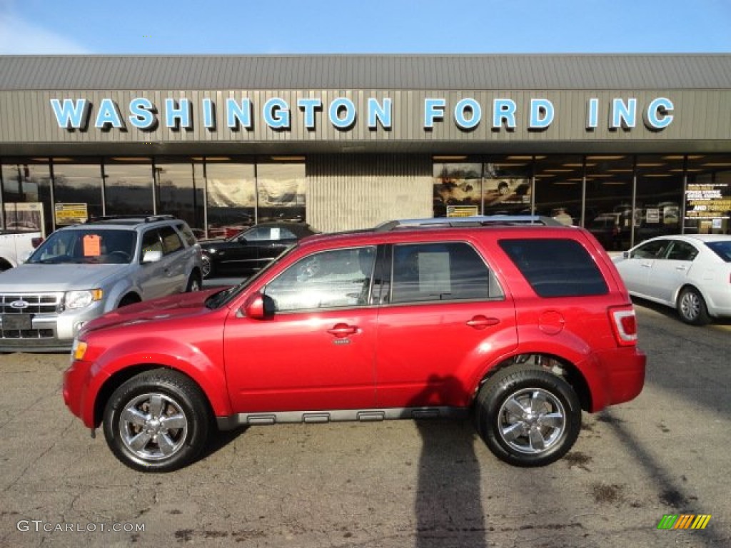 2009 Escape Limited V6 4WD - Sangria Red Metallic / Charcoal photo #1