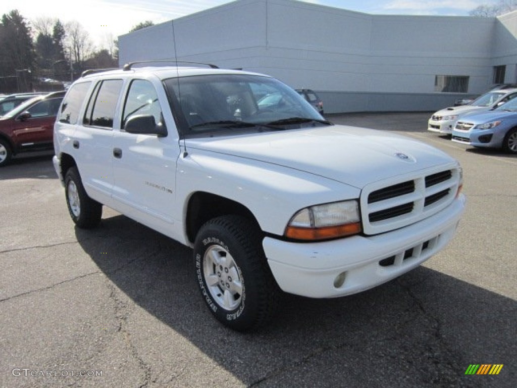 2001 Durango SLT 4x4 - Bright White / Taupe photo #1