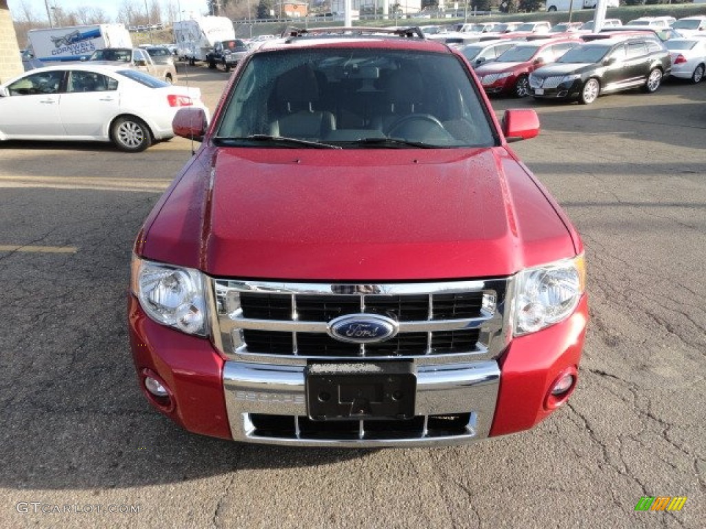 2009 Escape Limited V6 4WD - Sangria Red Metallic / Charcoal photo #7