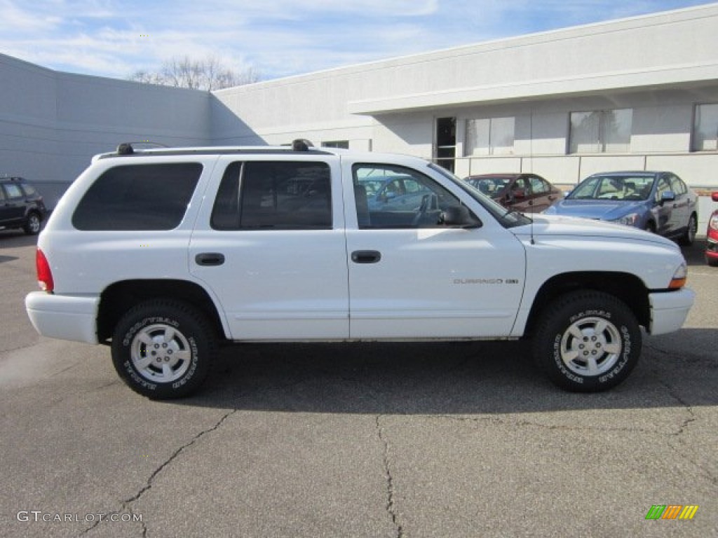 2001 Durango SLT 4x4 - Bright White / Taupe photo #8