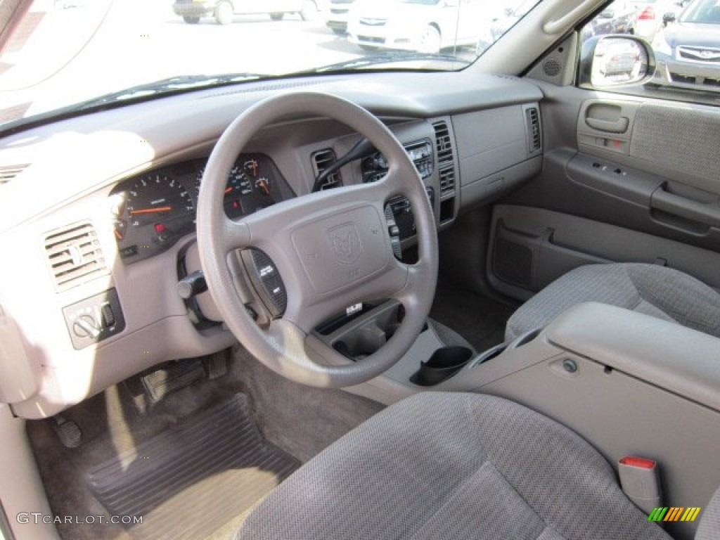 2001 Durango SLT 4x4 - Bright White / Taupe photo #17