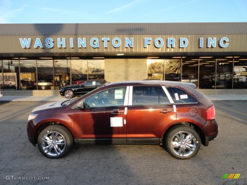 2012 Edge SEL AWD - Cinnamon Metallic / Medium Light Stone photo #1