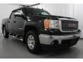 2008 Onyx Black GMC Sierra 1500 SLE Crew Cab 4x4  photo #3