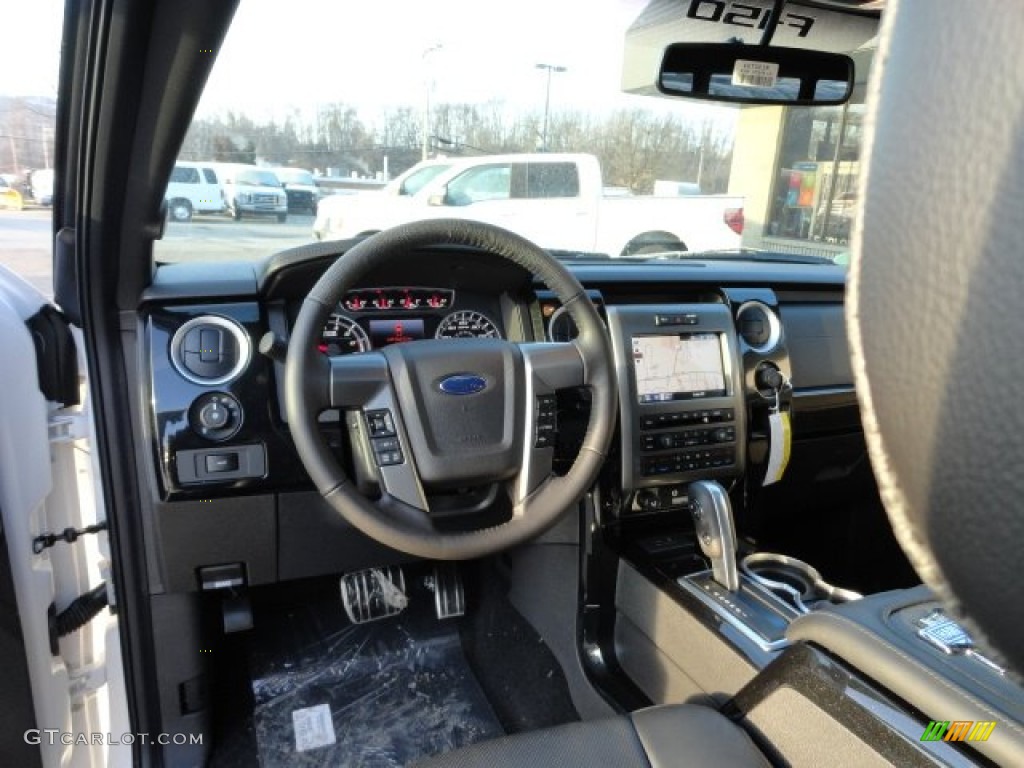 2012 F150 Harley-Davidson SuperCrew 4x4 - White Platinum Metallic Tri-Coat / Harley-Davidson Black/Smoked Silver "Snakeskin" Leather photo #12