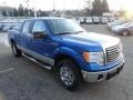 2012 Blue Flame Metallic Ford F150 XLT SuperCrew 4x4  photo #6