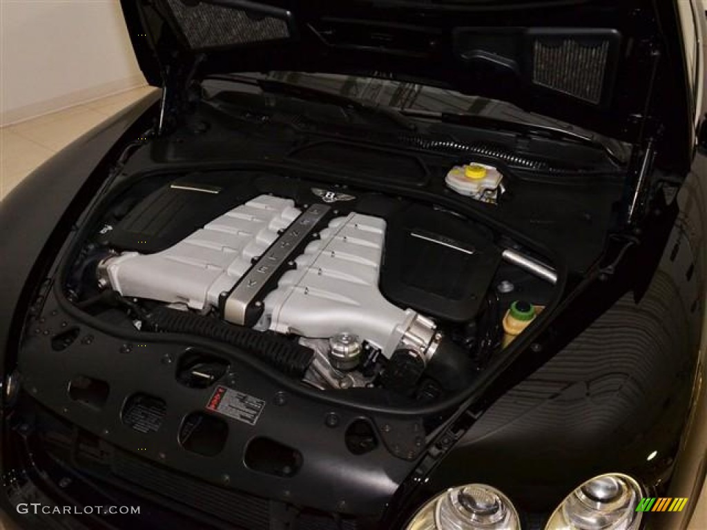 2009 Bentley Continental Flying Spur Standard Continental Flying Spur Model 6.0 Liter Twin-Turbocharged DOHC 48-Valve VVT W12 Engine Photo #57867329