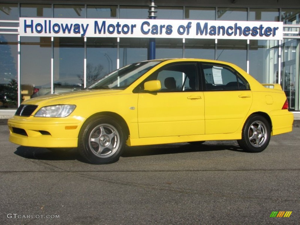 2002 Lancer OZ Rally - Lightning Yellow / Black photo #1