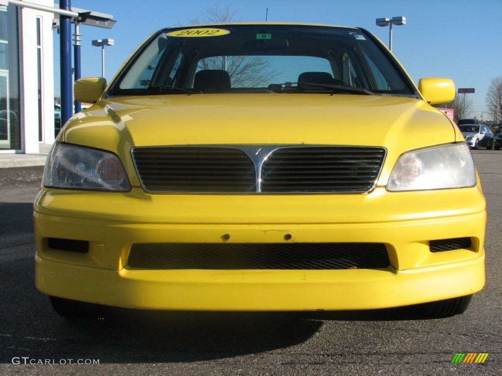 2002 Lancer OZ Rally - Lightning Yellow / Black photo #2