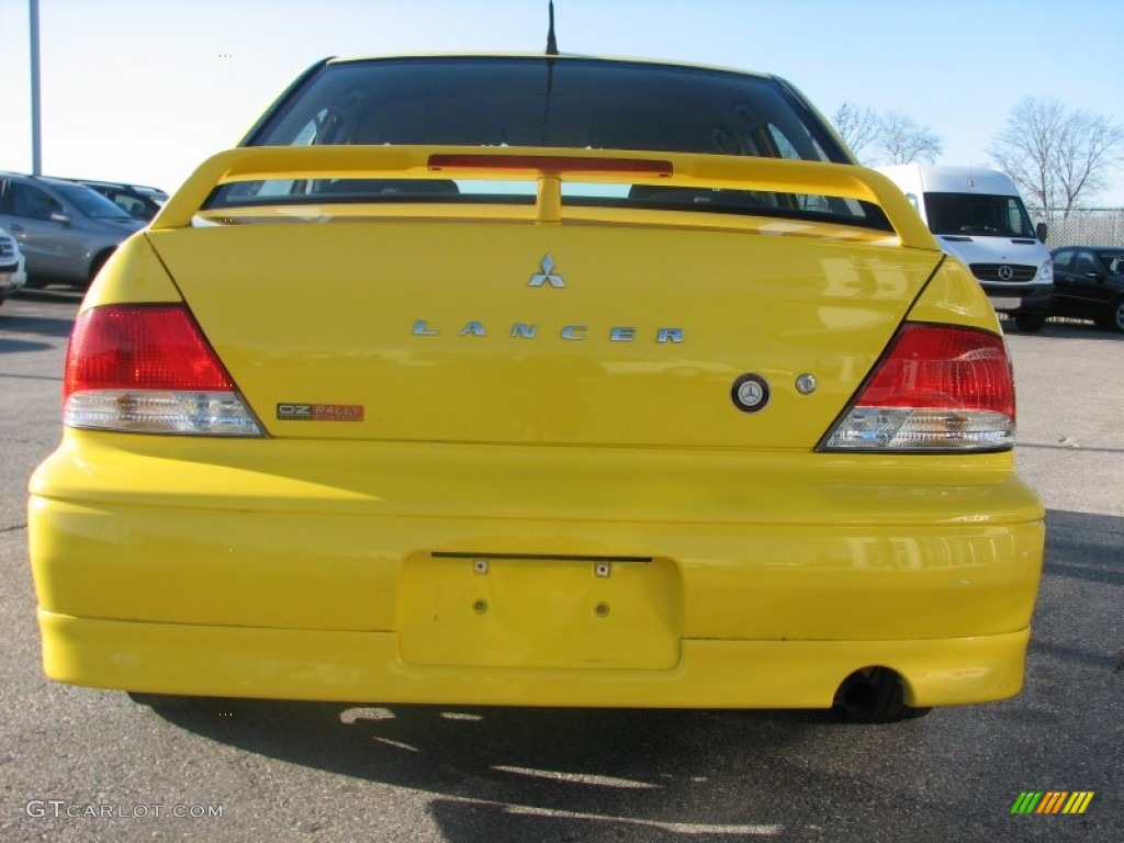 2002 Lancer OZ Rally - Lightning Yellow / Black photo #4