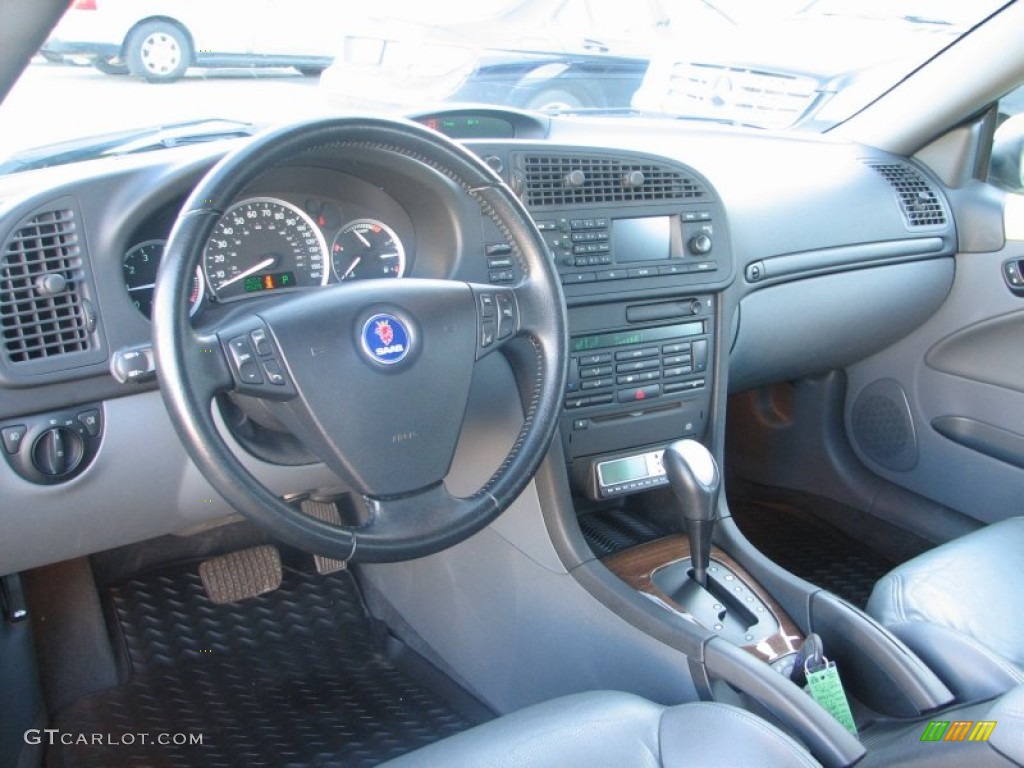 2005 Saab 9-3 Arc Convertible Charcoal Gray Dashboard Photo #57868178