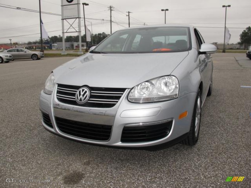 2008 Jetta SE Sedan - Reflex Silver Metallic / Anthracite Black photo #9