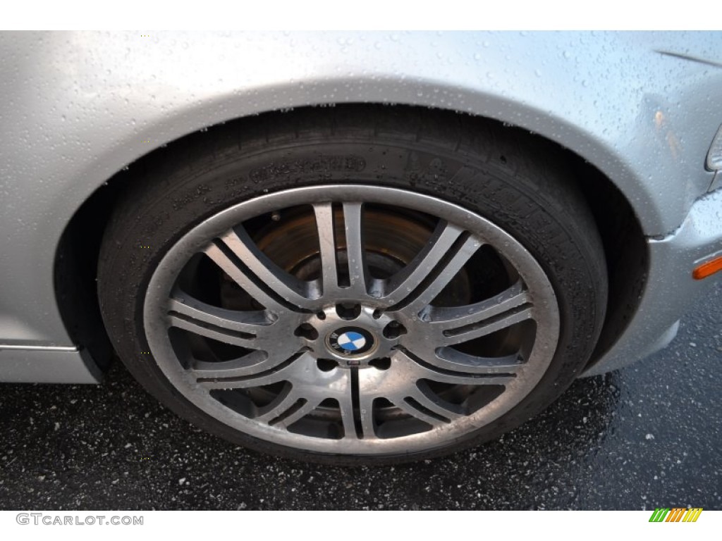 2004 M3 Coupe - Titanium Silver Metallic / Grey photo #2