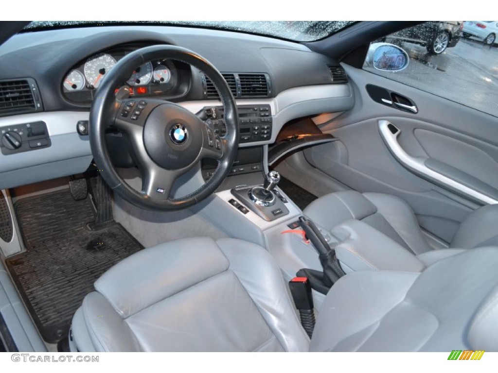 Grey Interior 2004 BMW M3 Coupe Photo #57868877