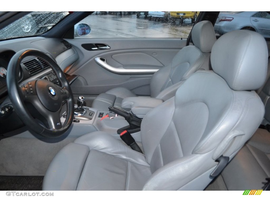 Grey Interior 2004 BMW M3 Coupe Photo #57868880