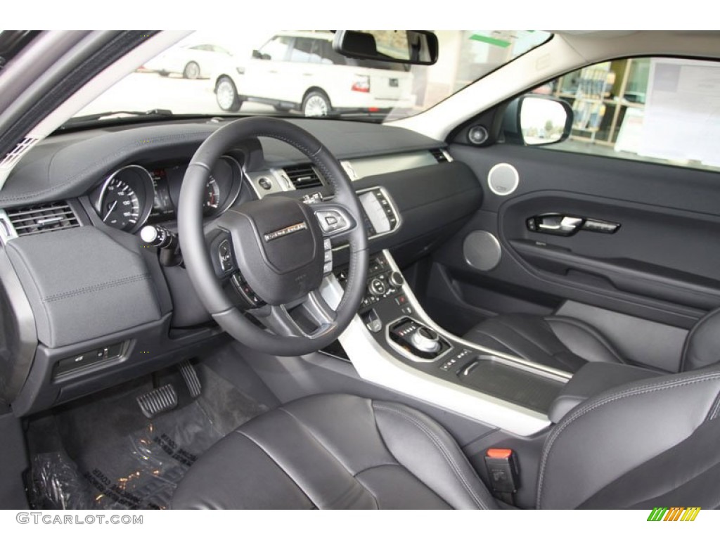 Ebony Interior 2012 Land Rover Range Rover Evoque Coupe Pure Photo #57869210