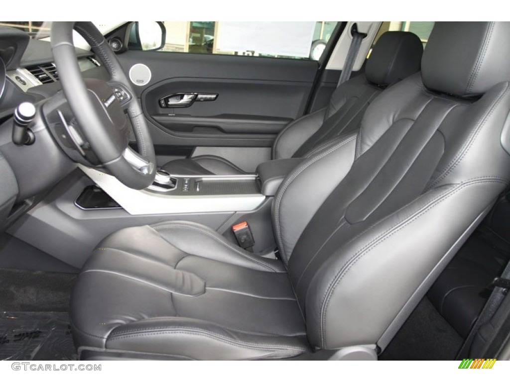 Ebony Interior 2012 Land Rover Range Rover Evoque Coupe Pure Photo #57869213