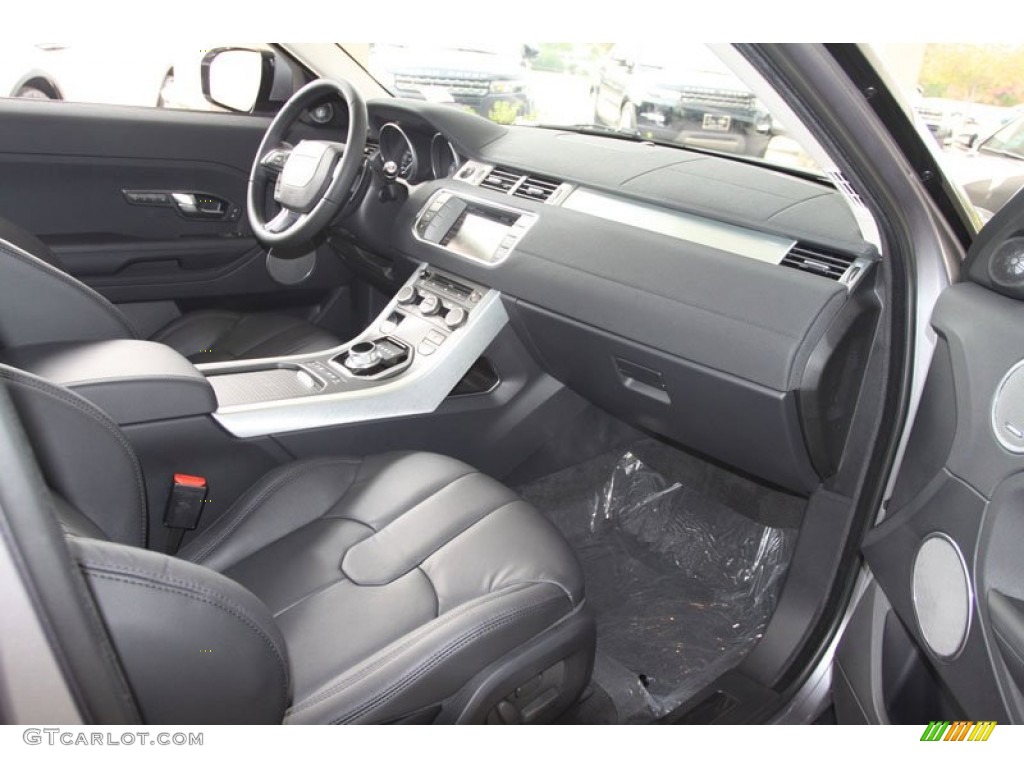 Ebony Interior 2012 Land Rover Range Rover Evoque Coupe Pure Photo #57869258