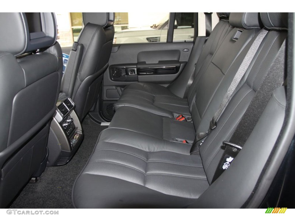 Jet Interior 2012 Land Rover Range Rover Supercharged Photo #57869300
