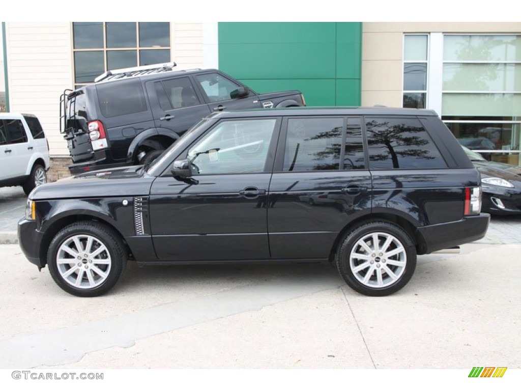 Santorini Black Metallic 2012 Land Rover Range Rover Supercharged Exterior Photo #57869309