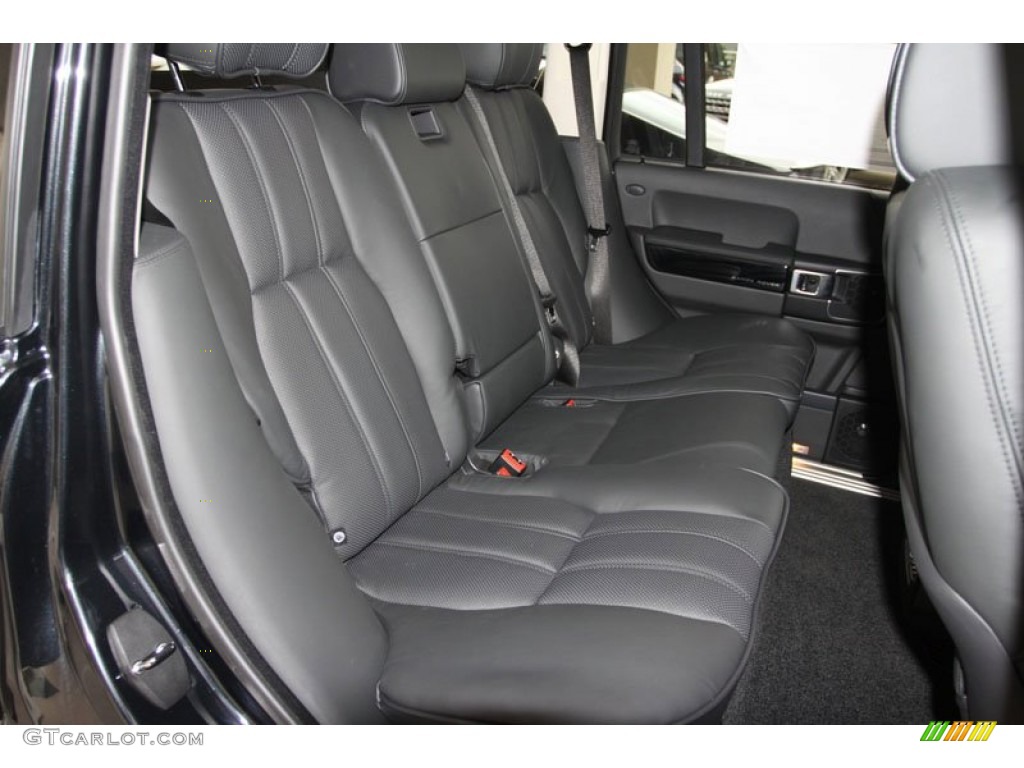 Jet Interior 2012 Land Rover Range Rover Supercharged Photo #57869357