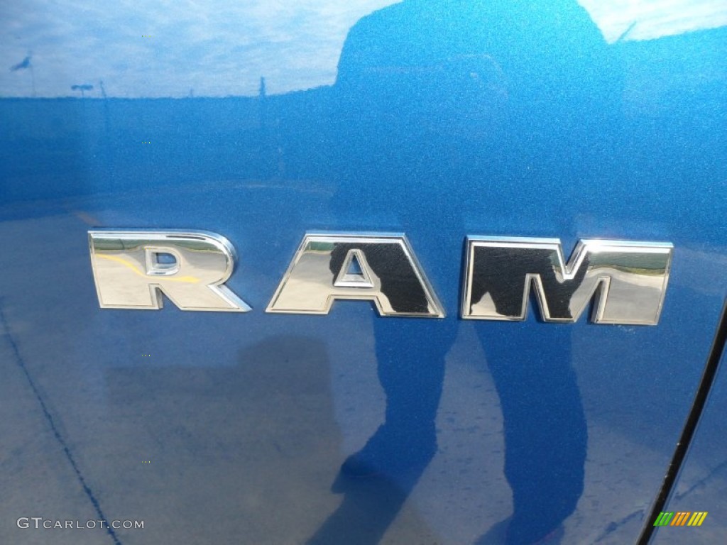 2010 Ram 1500 Lone Star Crew Cab - Deep Water Blue Pearl / Dark Slate/Medium Graystone photo #17