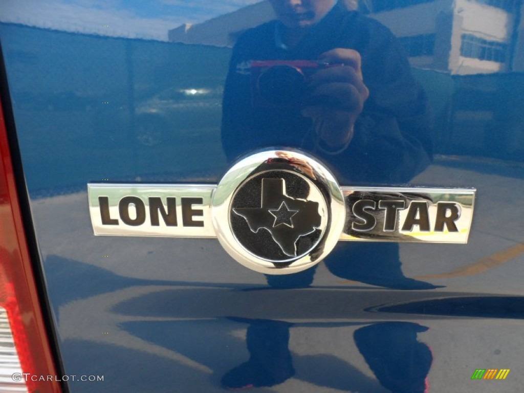 2010 Ram 1500 Lone Star Crew Cab - Deep Water Blue Pearl / Dark Slate/Medium Graystone photo #22